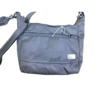 Pac Safe Black Crossbody Travel City Safe CS Series RFID Safe Handbag EUC